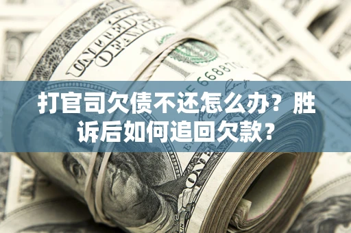 北京打官司欠债不还怎么办？胜诉后如何追回欠款？