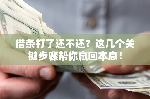 北京借条打了还不还？这几个关键步骤帮你赢回本息！