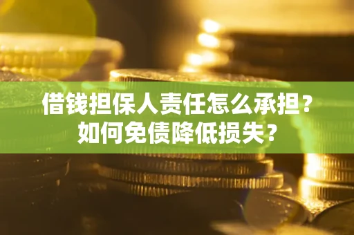北京借钱担保人责任怎么承担？如何免债降低损失？