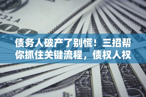 北京债务人破产了别慌！三招帮你抓住关键流程，债权人权益不再缩水