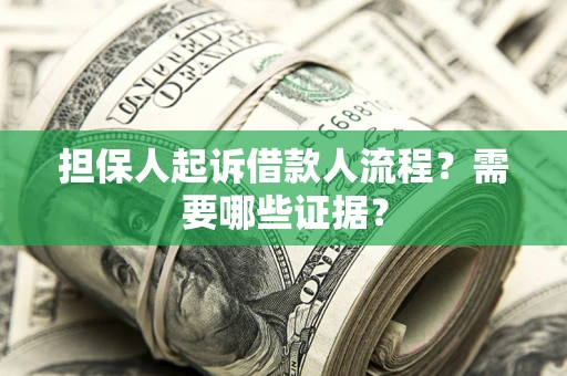 北京担保人起诉借款人流程？需要哪些证据？