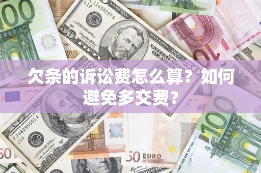 北京欠条的诉讼费怎么算？如何避免多交费？