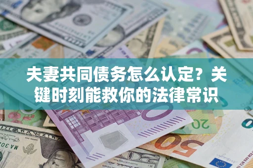 北京夫妻共同债务怎么认定？关键时刻能救你的法律常识