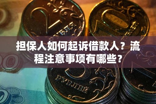 北京担保人如何起诉借款人？流程注意事项有哪些？
